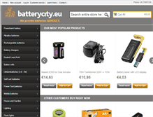 Tablet Screenshot of batterycity.eu